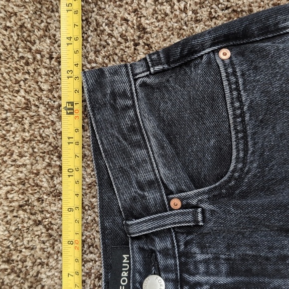 Denim Forum The Nina Super High Cigarette Black Size 26x29 - Picture 5 of 15